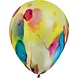 WeFiesta Marble balloons multi-colored 30cm | 15 pieces