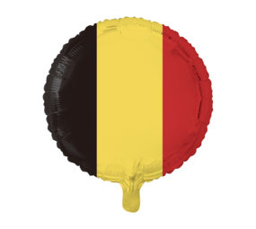 WeFiesta Helium ballon Belgische vlag 45cm | per stuk WeFiesta Helium ballon Belgische vlag 45cm | per stuk
