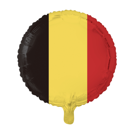 WeFiesta Heliumballon mit belgischer Flagge, 45 cm | pro Stück WeFiesta Heliumballon mit belgischer Flagge, 45 cm | pro Stück