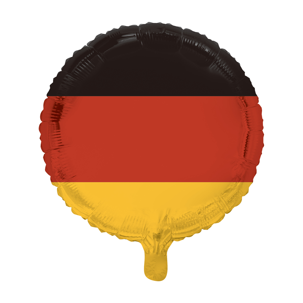WeFiesta Helium balloon German flag 45cm | per piece WeFiesta Helium balloon German flag 45cm | per piece