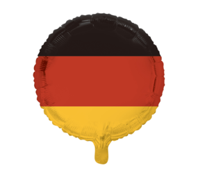 WeFiesta Helium ballon Duitse vlag 45cm | per stuk WeFiesta Helium ballon Duitse vlag 45cm | per stuk