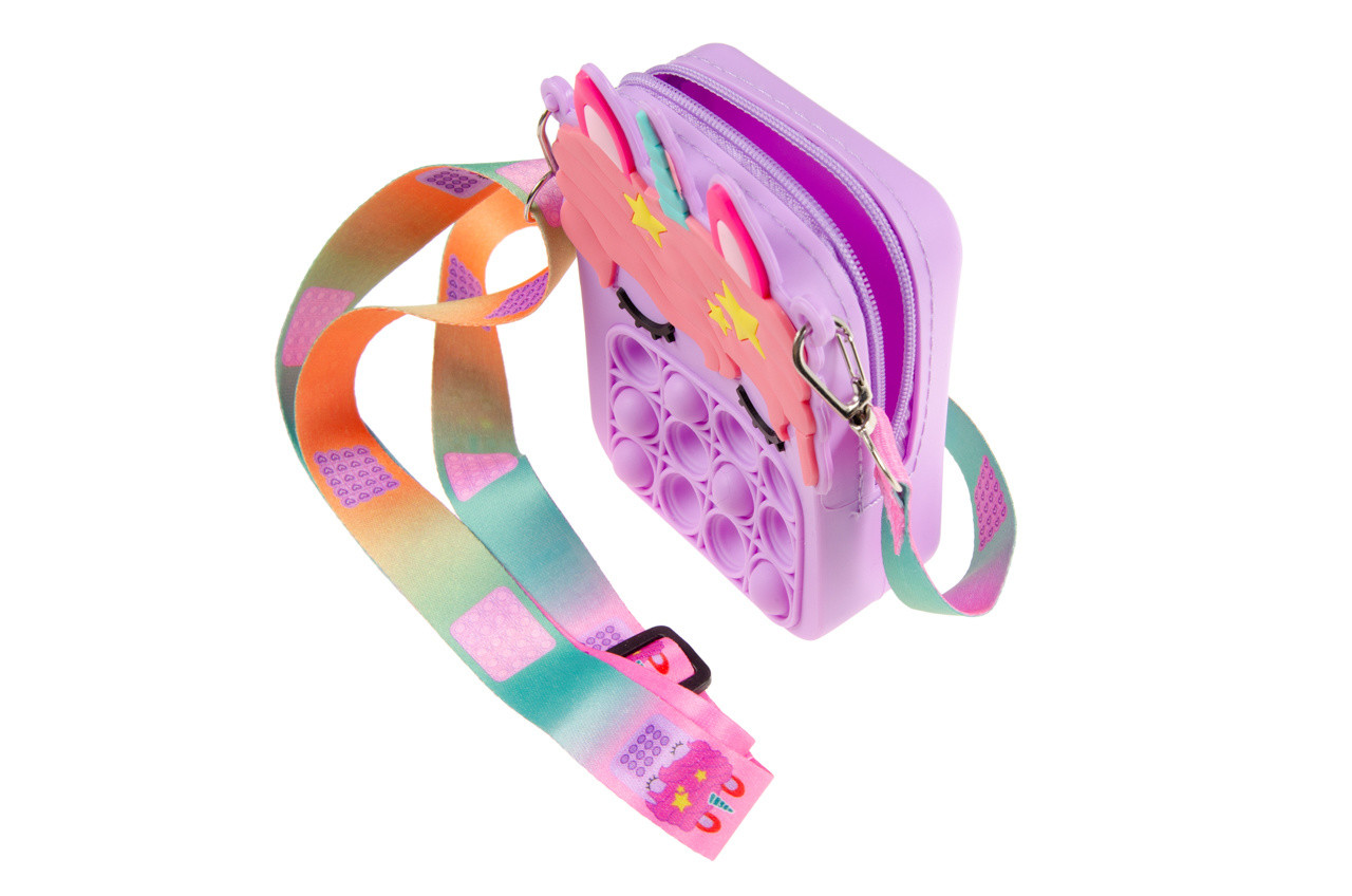 LG Imports Unicorn Pop It Bag 13x9x4cm | per piece