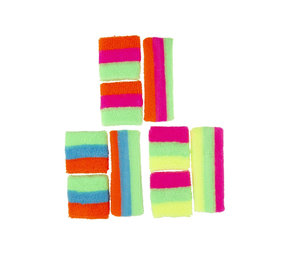 LG Imports Bandeaux anti-transpiration fluo multicolores | lot de 3