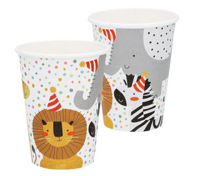 Boland Safari Kids Bekers 250ml | 8 stuks Boland Safari Kids Bekers 250ml | 8 stuks