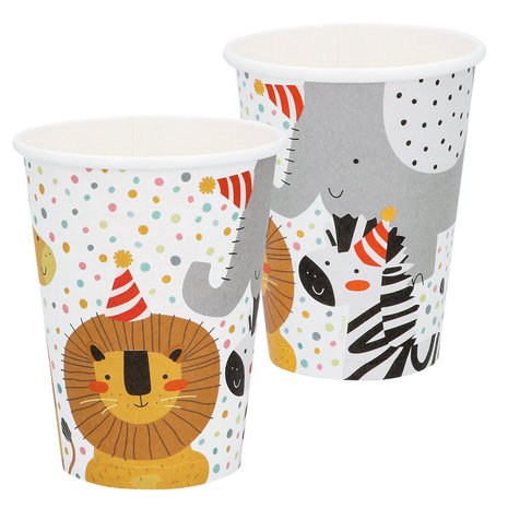 Boland Gobelets Safari pour enfants 250 ml | 8 pièces