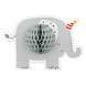 Boland Honeycomb tafeldecoratie Safari Kids | set van 4 stuks Boland Honeycomb tafeldecoratie Safari Kids | set van 4 stuks