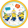 Procos Party Assiettes Minions Rise of Grue 23 cm | 8 pièces