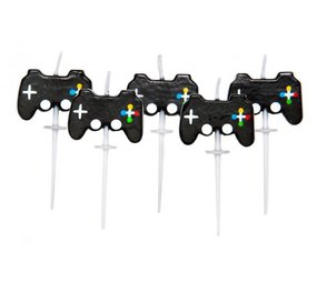 Anniversary House Kuchenkerzen Gamer 5,5 cm | 5 Stück