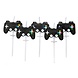 Anniversary House Bougies pour gâteau Gamer 5,5 cm | par lot de 5