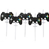 Anniversary House Bougies pour gâteau Gamer 5,5 cm | par lot de 5 Anniversary House Bougies pour gâteau Gamer 5,5 cm | par lot de 5