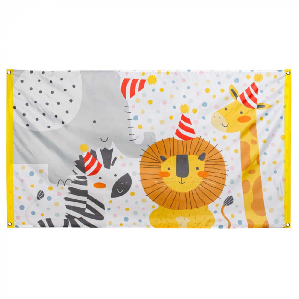 Boland Safari Kids Vlag 90x150cm | per stuk Boland Safari Kids Vlag 90x150cm | per stuk