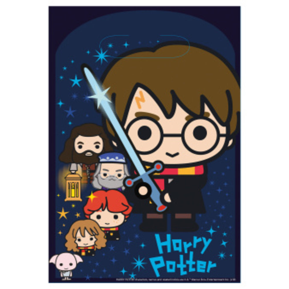Amscan Harry Potter Cartoon treat bags | per 8 pieces