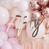Ginger Ray Girlande mit den Buchstaben „50“ in Roségold | pro Stück