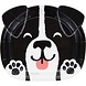 Creative Converting Assiettes en forme de chien pour fête, 23 cm | 8 pièces