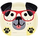 Creative Converting Dog Party Shape plates 23cm | 8 pieces
