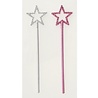 Unique Party Mini toverstafje Prinses zilver roze | 8 stuks