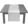 Folat Chemin de table blanc à motifs de feuilles 240 x 35 cm | à l'unité Folat Chemin de table blanc à motifs de feuilles 240 x 35 cm | à l'unité