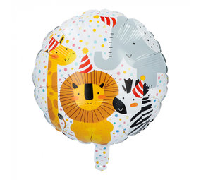 Boland Safari Kids Folienballon 45 cm | pro Stück
