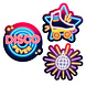 Boland Disco Fever Decoration Set 29x30cm | 3-piece
