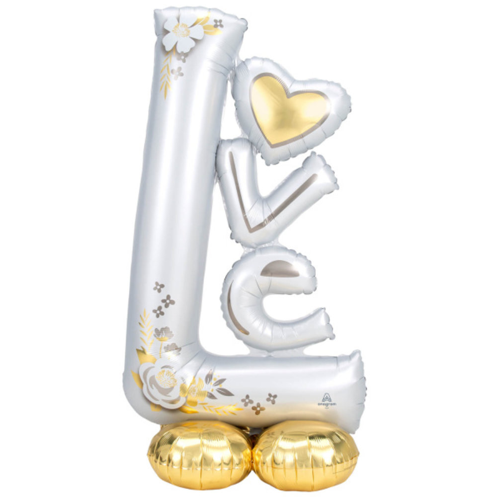 Anagram Riesiger Stehballon „LOVE“ | 147 cm