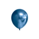 WeFiesta Blaue Chromballons, 13 cm | 100 Stück