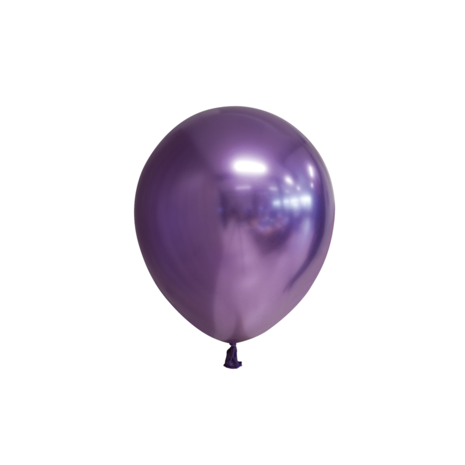 WeFiesta Paarse ballonnen chroom 13cm | 100 stuks WeFiesta Paarse ballonnen chroom 13cm | 100 stuks