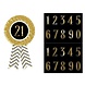 Haza - Witbaard Rosette in Gold | pro Stück
