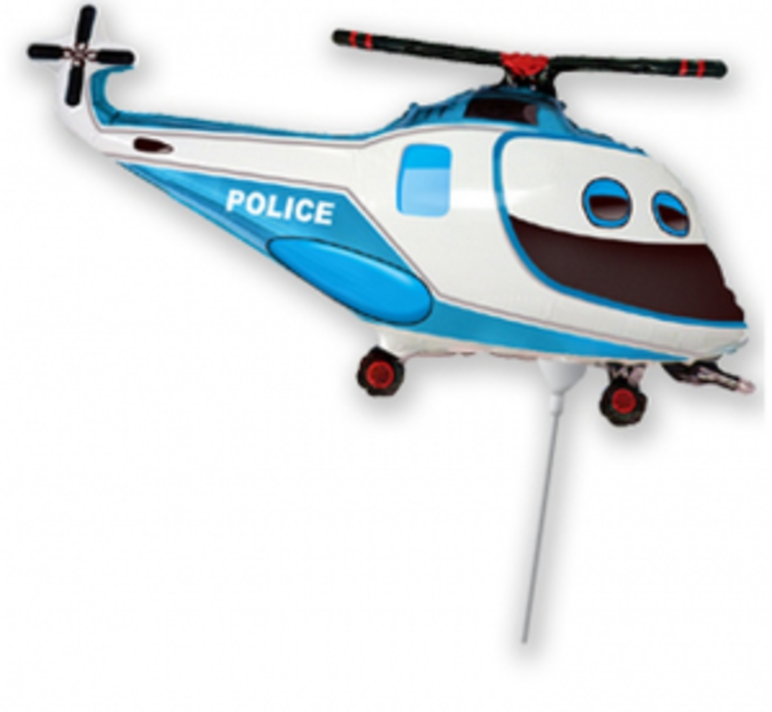 Godan Police Helicopter Balloon | 35cm