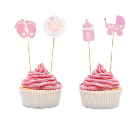 Godan Décorations de naissance pour petite fille | 12 pièces