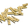 Folat Mini-Wäscheklammern, goldfarben | 20 Stück Folat Mini-Wäscheklammern, goldfarben | 20 Stück