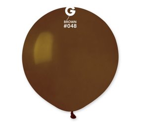 Gemar Schokoladenbraune Luftballons, 48 ​​cm | 10 Stück