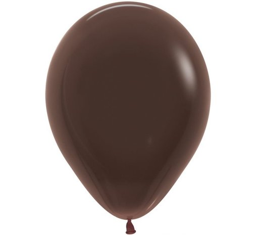 Sempertex Ballonnen Chocola bruin 13cm | 10 stuks