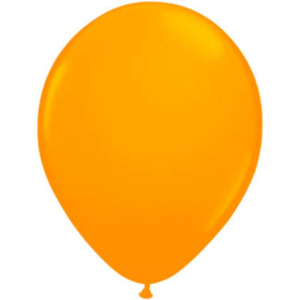 Folat Ballons orange fluo 25 cm | 8 pièces