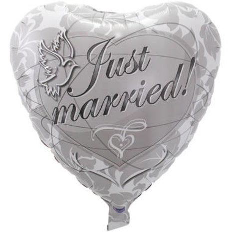 Folat Ballon à l'hélium « Just Married » | 45 cm