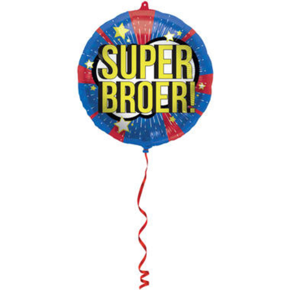 Heliumballon Broer 45cm per stuk Tuf-Tuf Nederland