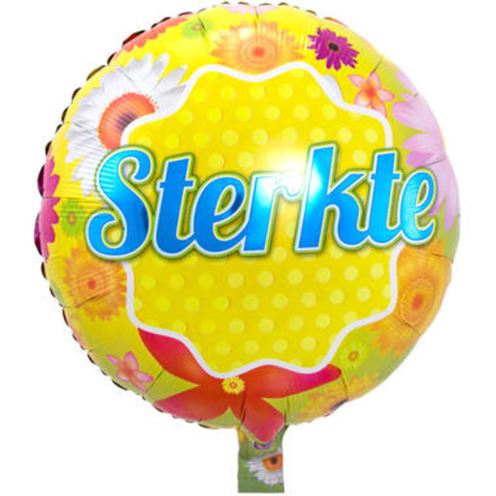 Folat Gute Besserung Heliumballonblumen 45 cm | pro Stück