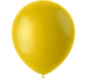 Qualatex Tuscan Yellow ballonnen 33cm | 10 stuks Qualatex Tuscan Yellow ballonnen 33cm | 10 stuks