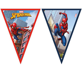 Procos Party Spider-Man-Flaggengirlande „Verbrechensbekämpfer“, 2,3 Meter | pro Stück