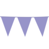 WeFiesta Guirlande de fanions en plastique lilas XL | 10 mètres WeFiesta Guirlande de fanions en plastique lilas XL | 10 mètres
