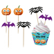 Godan Décorations d'Halloween « BOO ! » avec caissettes à cupcakes | 2 x 6 pièces