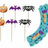 Godan Décorations d'Halloween « BOO ! » avec caissettes à cupcakes | 2 x 6 pièces Godan Décorations d'Halloween « BOO ! » avec caissettes à cupcakes | 2 x 6 pièces