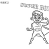 Happy Pillow Super Boy Happy Kissenbezug zum Selbermachen, 69 x 58 cm | pro Stück Happy Pillow Super Boy Happy Kissenbezug zum Selbermachen, 69 x 58 cm | pro Stück