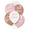 Amscan Sweet 16 Ballonmix Roségold 27 cm | 6 Stück Amscan Sweet 16 Ballonmix Roségold 27 cm | 6 Stück