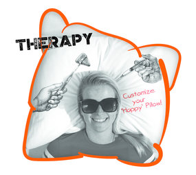 Happy Pillow Happy Pillow Pillowcase DIY Therapy 69x58cm | per piece