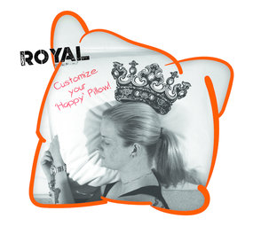 Happy Pillow Happy Pillow Pillowcase DIY Royal 69x58cm | per piece