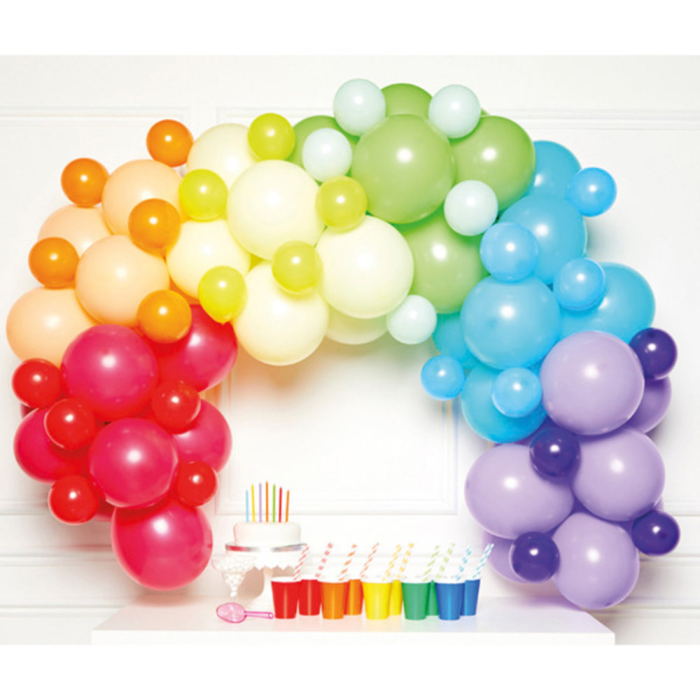 Riethmüller DIY Rainbow Balloon Arch Colors | Set of 78 Balloons