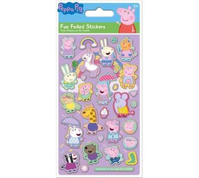 Crosswear Autocollants Peppa Pig violets réutilisables