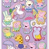 Crosswear Autocollants Peppa Pig violets réutilisables