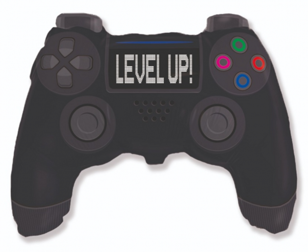 Godan SuperShape Foil Balloon Game Controller level up | 61cm