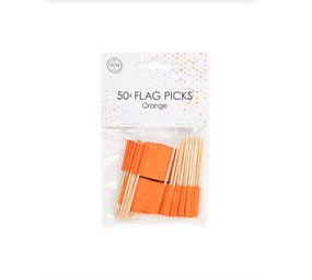 WeFiesta Oranje prikkers | 50 stuks WeFiesta Oranje prikkers | 50 stuks